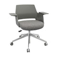 **Ergonomiczne krzesło biurowe z regulacją wysokości i kółkami**