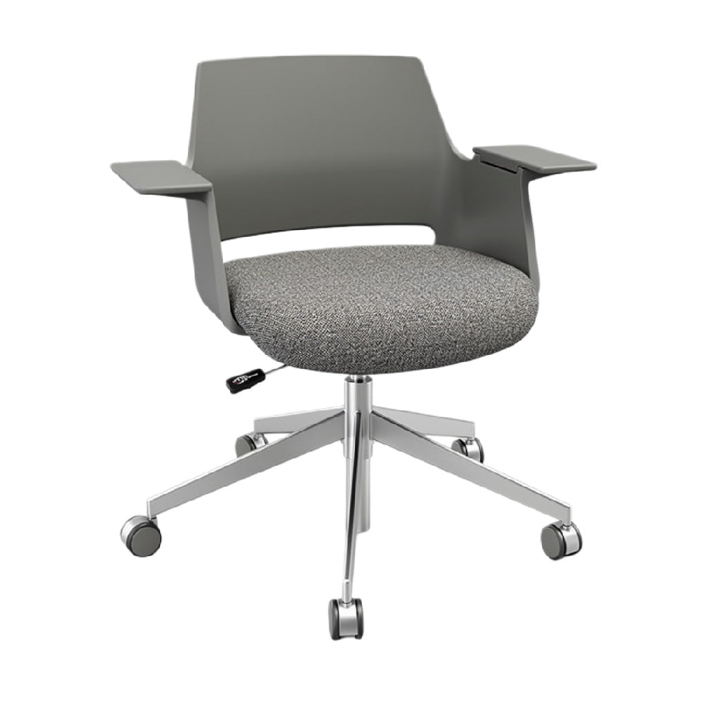 **Ergonomiczne krzesło biurowe z regulacją wysokości i kółkami**