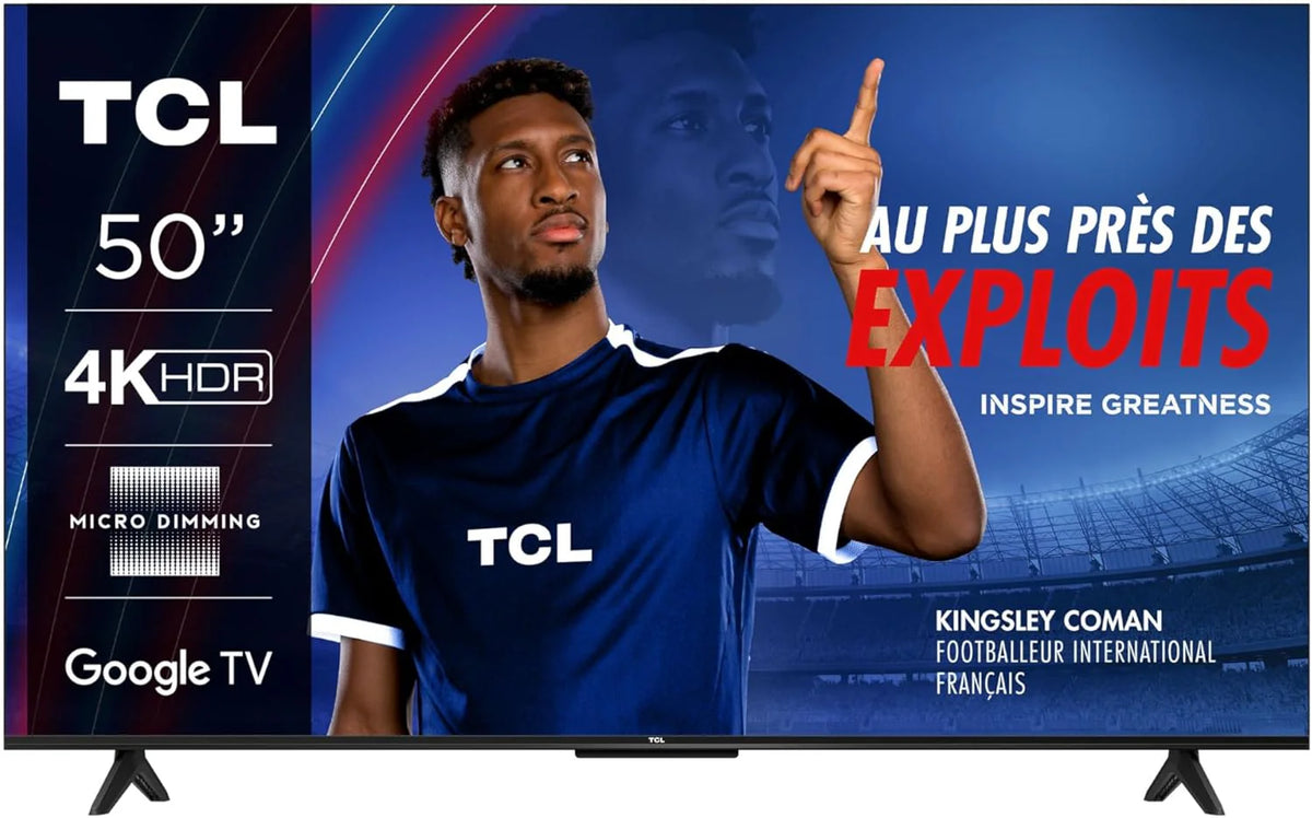 Tcl Bezpośredni Telewizor Led 50V6C 50" 4K Hdr Smart Tv Z Google Tv (Dolby Audio, Motion Clarity, Kompatybilny Z Google Assistant Alexa)(V6B/4K Uhd/50